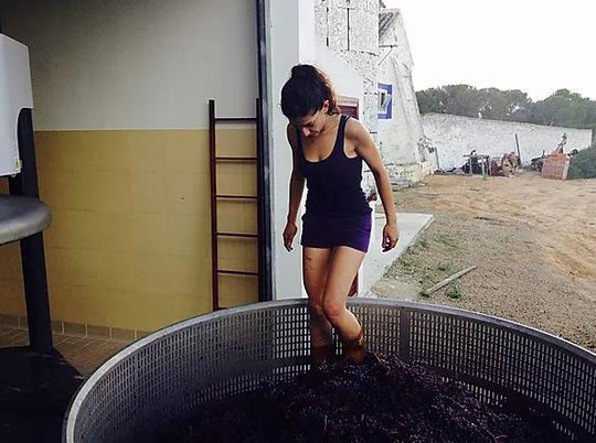 A wine maker doing her thang!